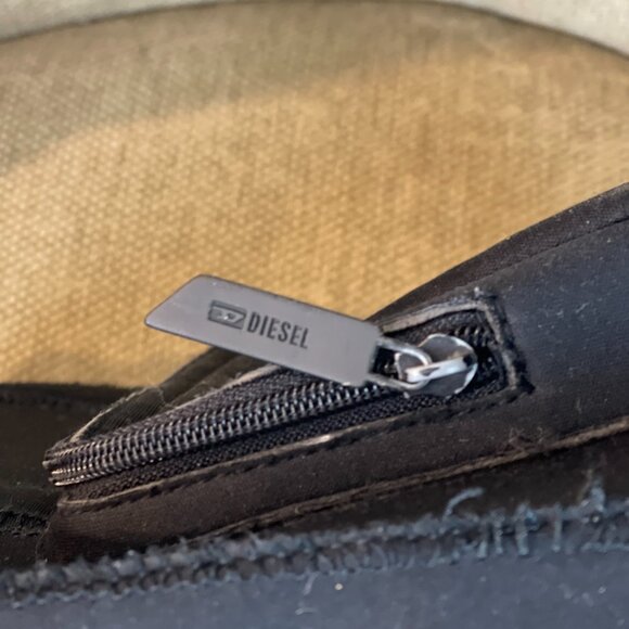 DIESEL Black Tote Bag Lunch Bag Shoulder Bag Neoprene - Picture 4 of 5